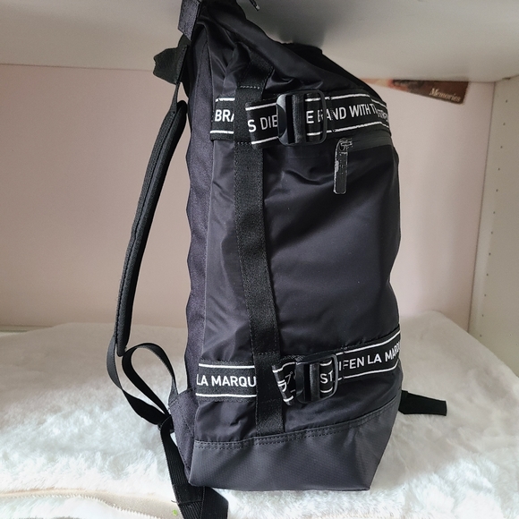 backpack with japanese writing